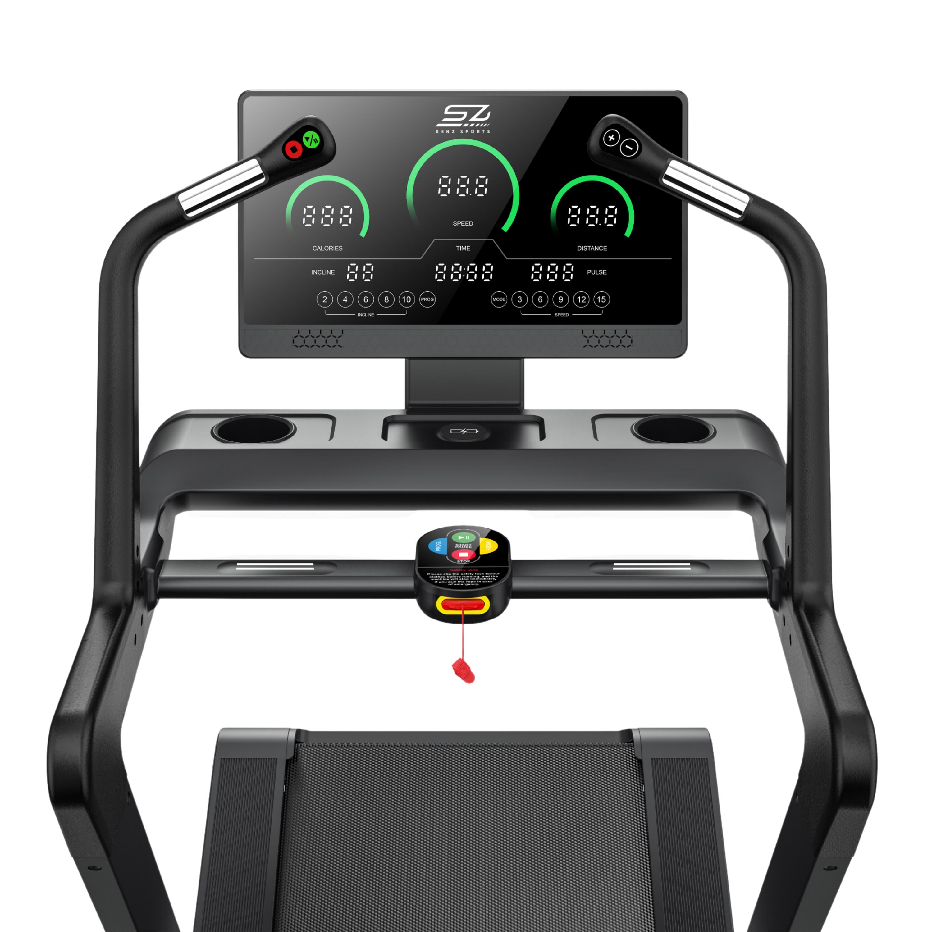 Senz Sports Hiker Loopband – 40% Helling, 20 km/u, Brushless Motor en Bluetooth 4/7