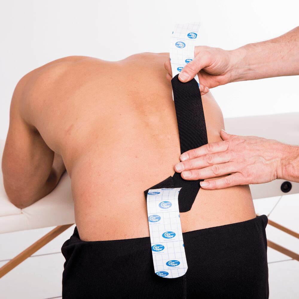 CureTape Classic zwart - taśma kinezjologiczna (kinesiotape) 6/7