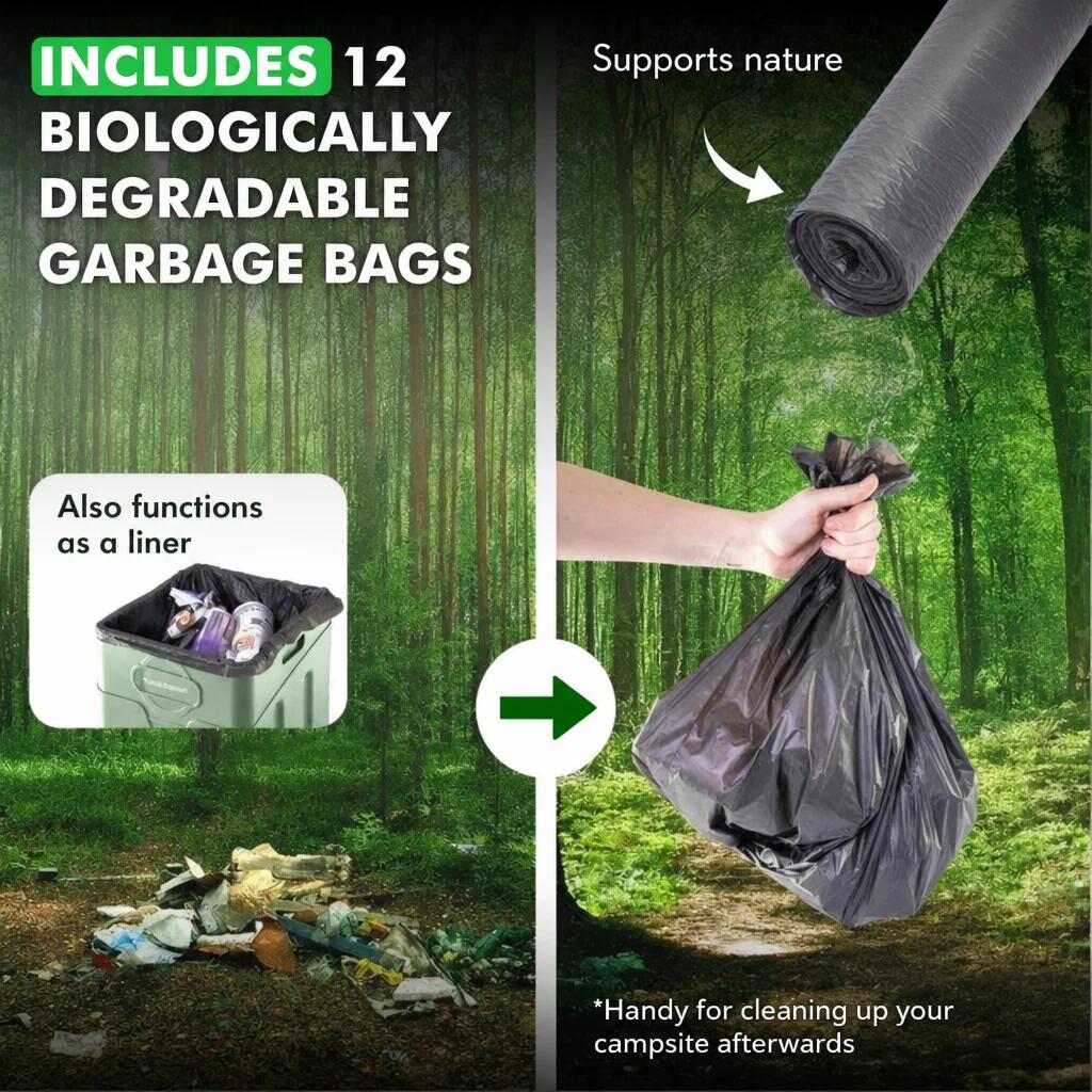 Inodoro portátil e higiénico para camping 4/7