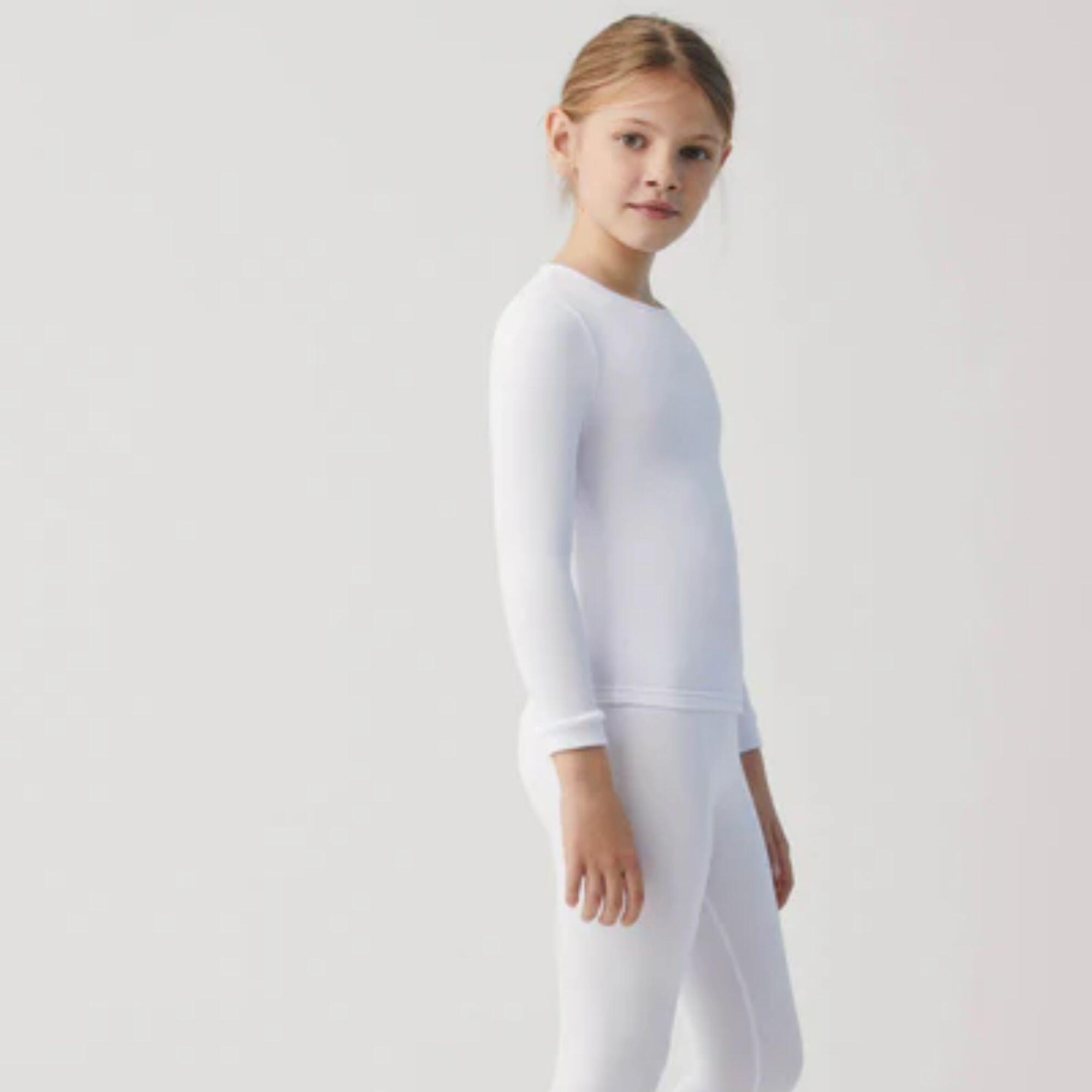 Legging intérieur thermique enfant blanc 2/5