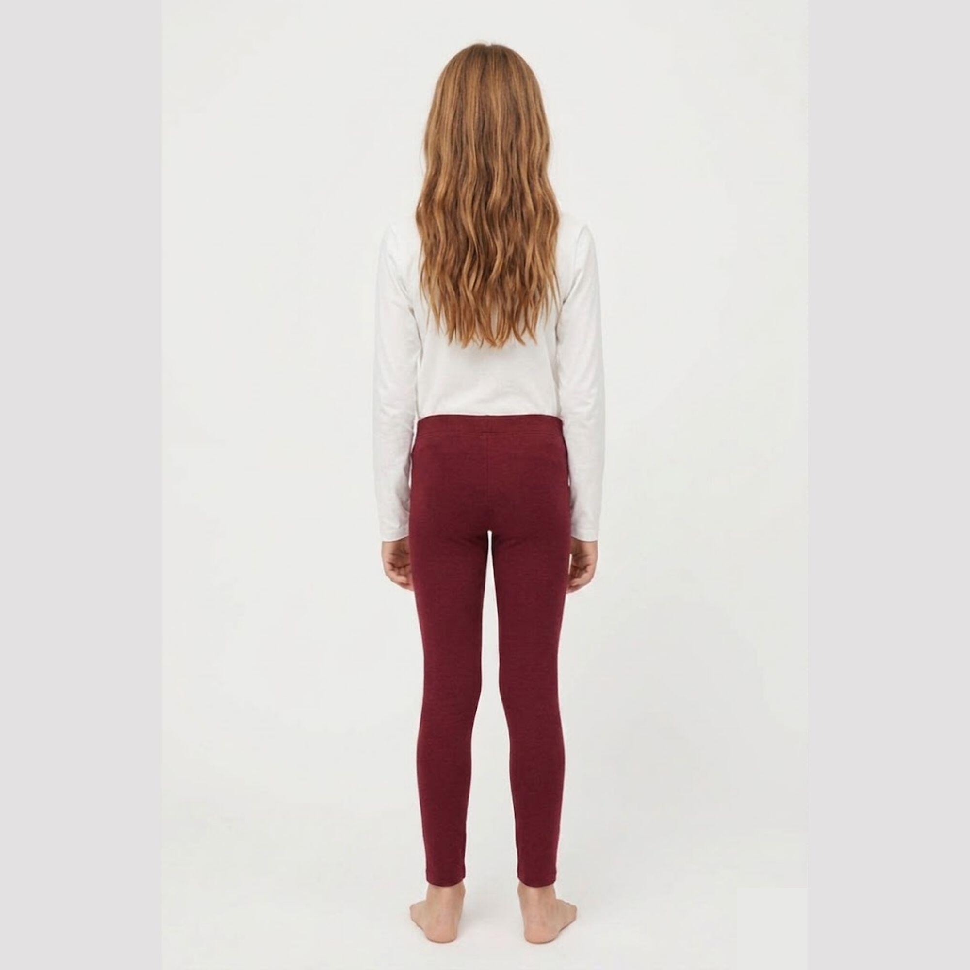Legging basique fille marron 2/2