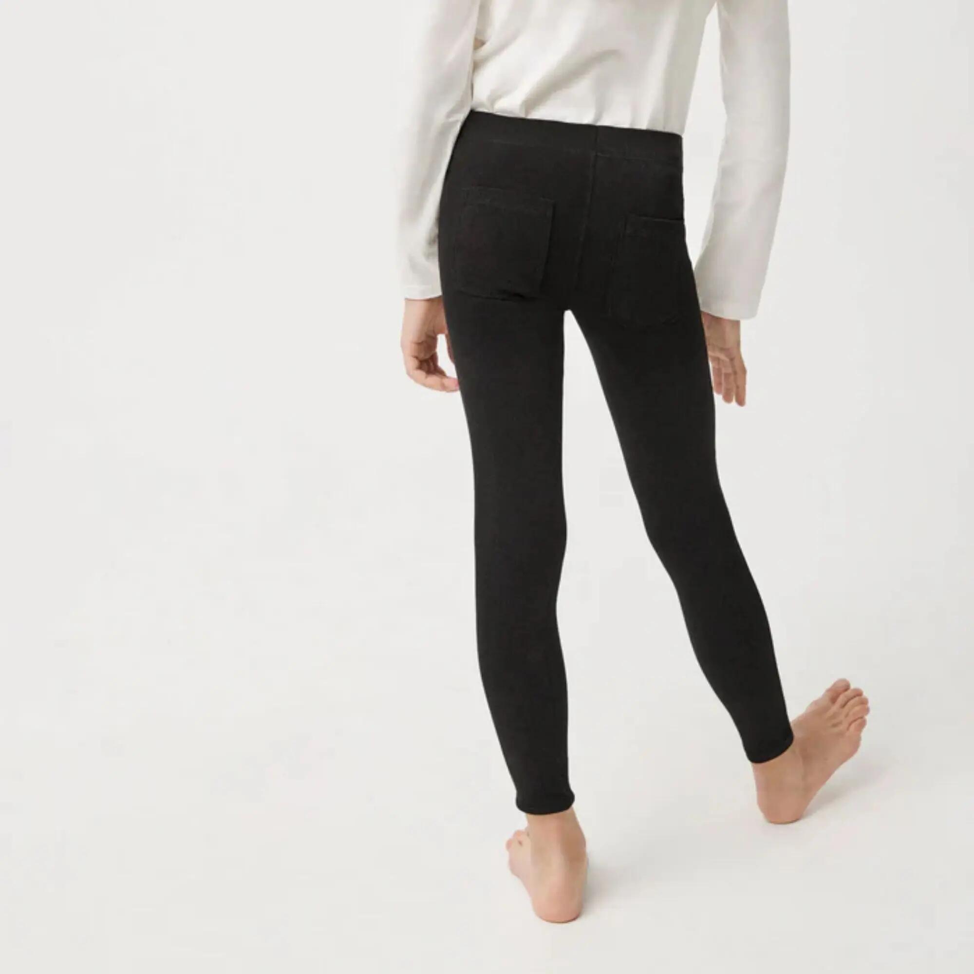 Legging basique fille noir 2/3
