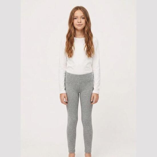 Legging fille gris basique
