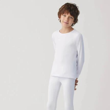 Legging intérieur thermique enfant blanc