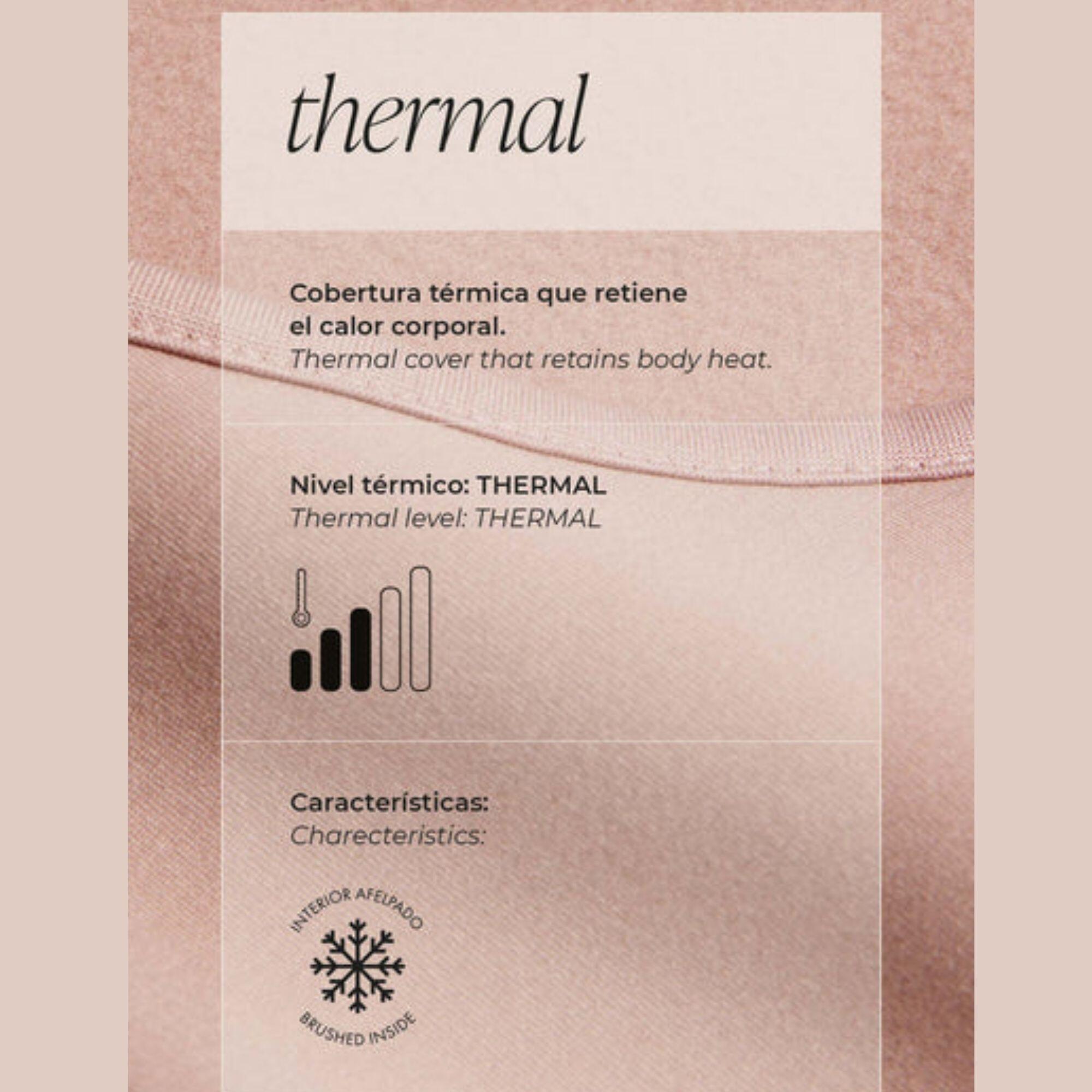 Legging intérieur thermique enfant noir 4/7