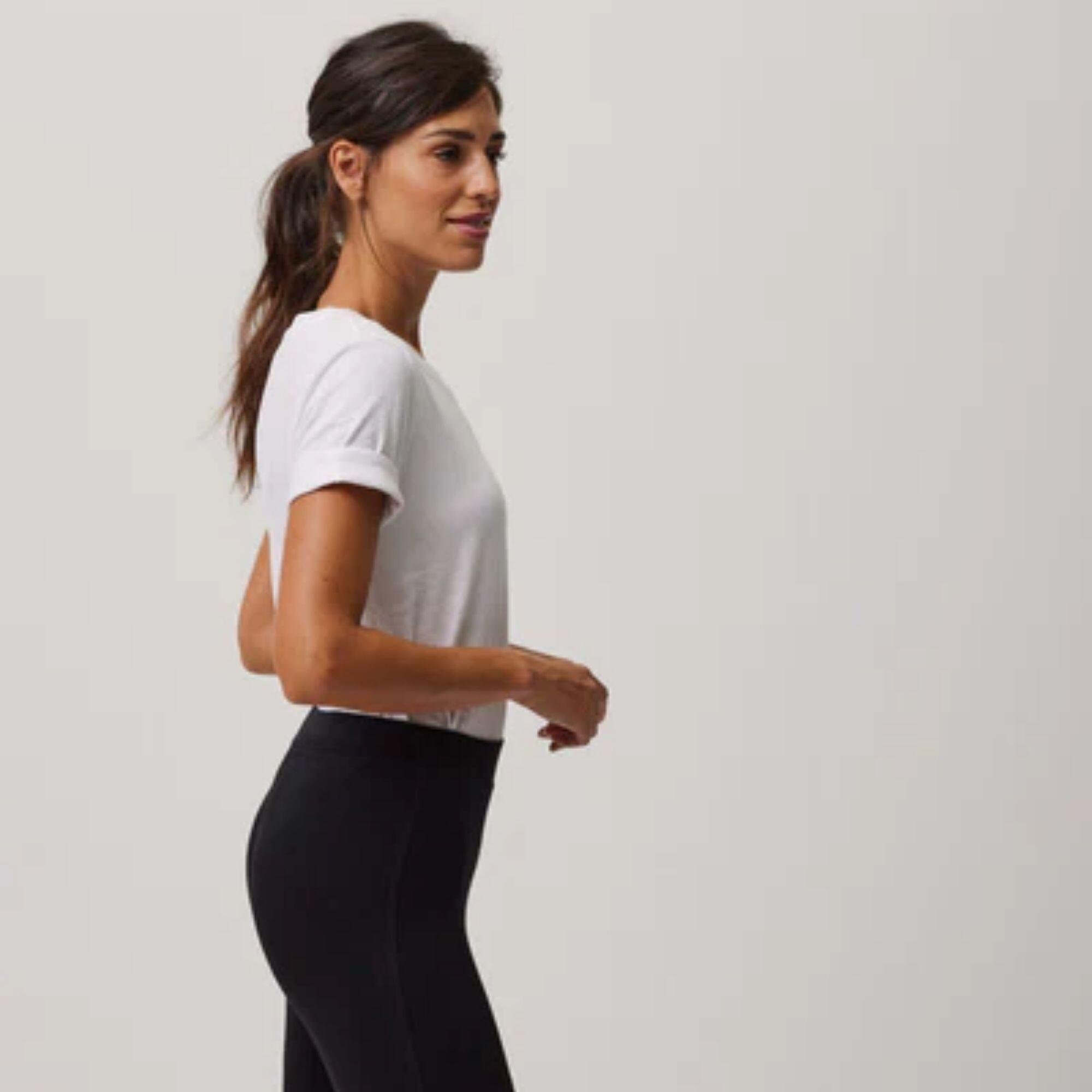 Legging court noir basique 2/3