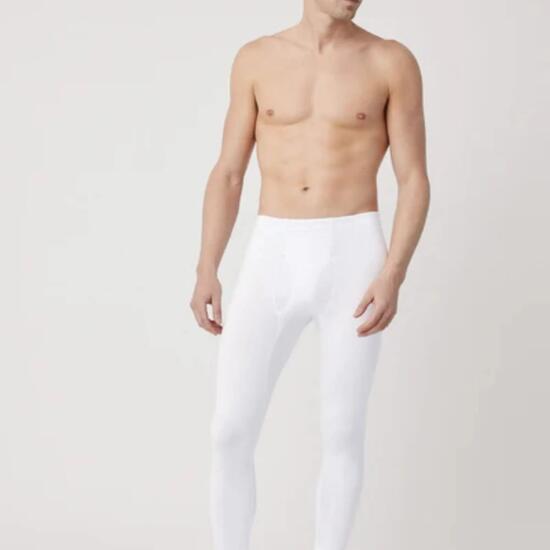 Pantalon intérieur thermique blanc
