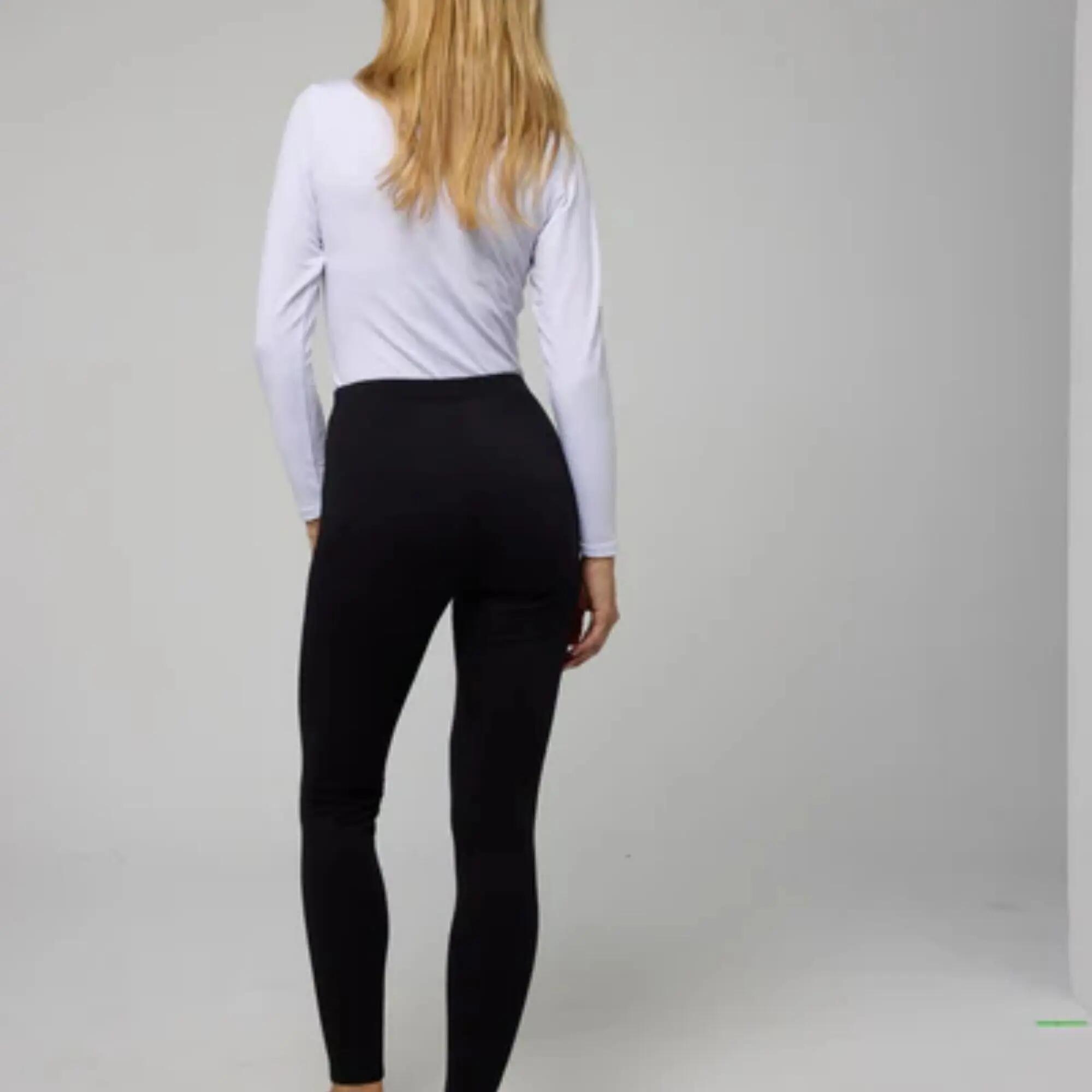 Leggings quentes de lã de algodão natural 3/4