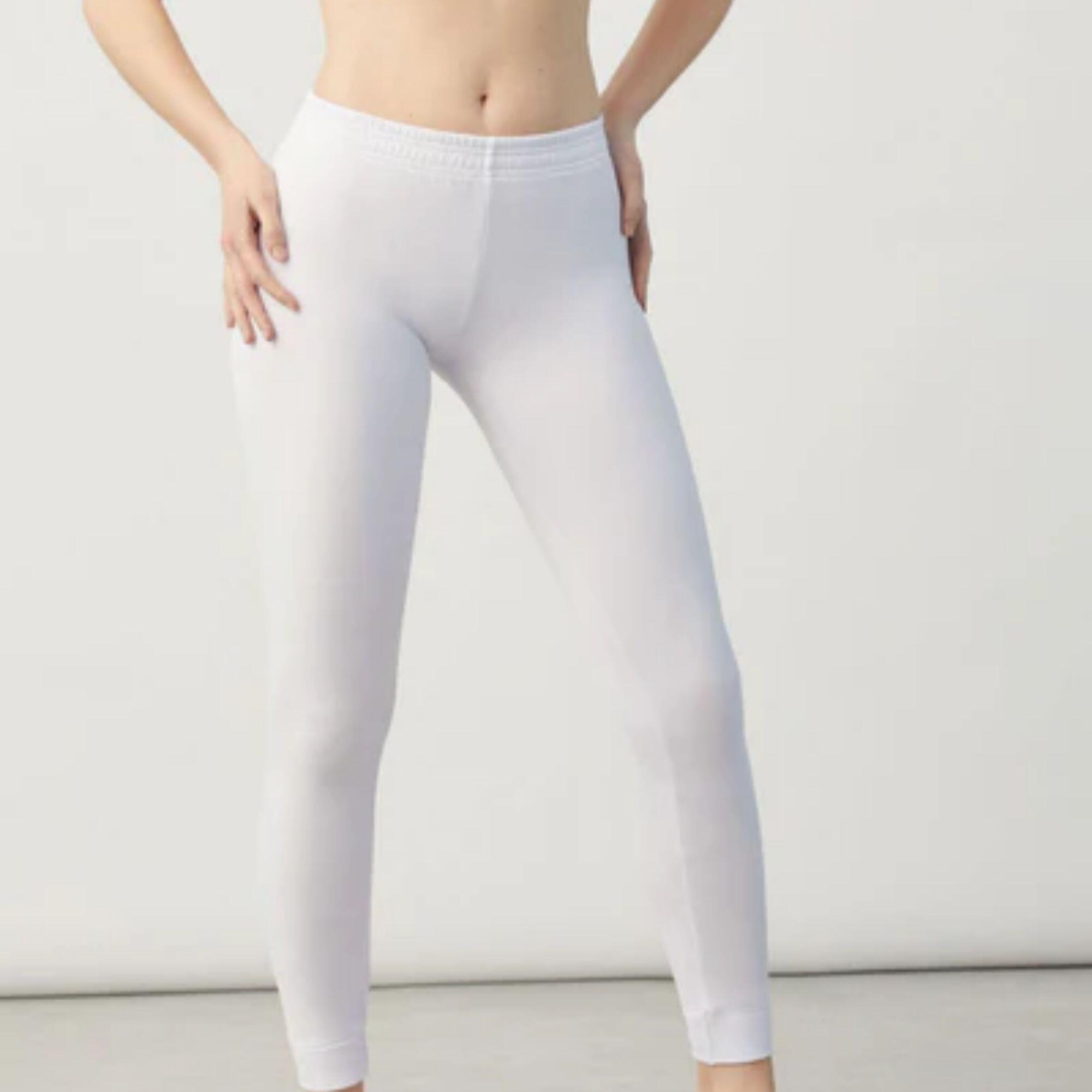 Pantalon intérieur thermique blanc 3/6
