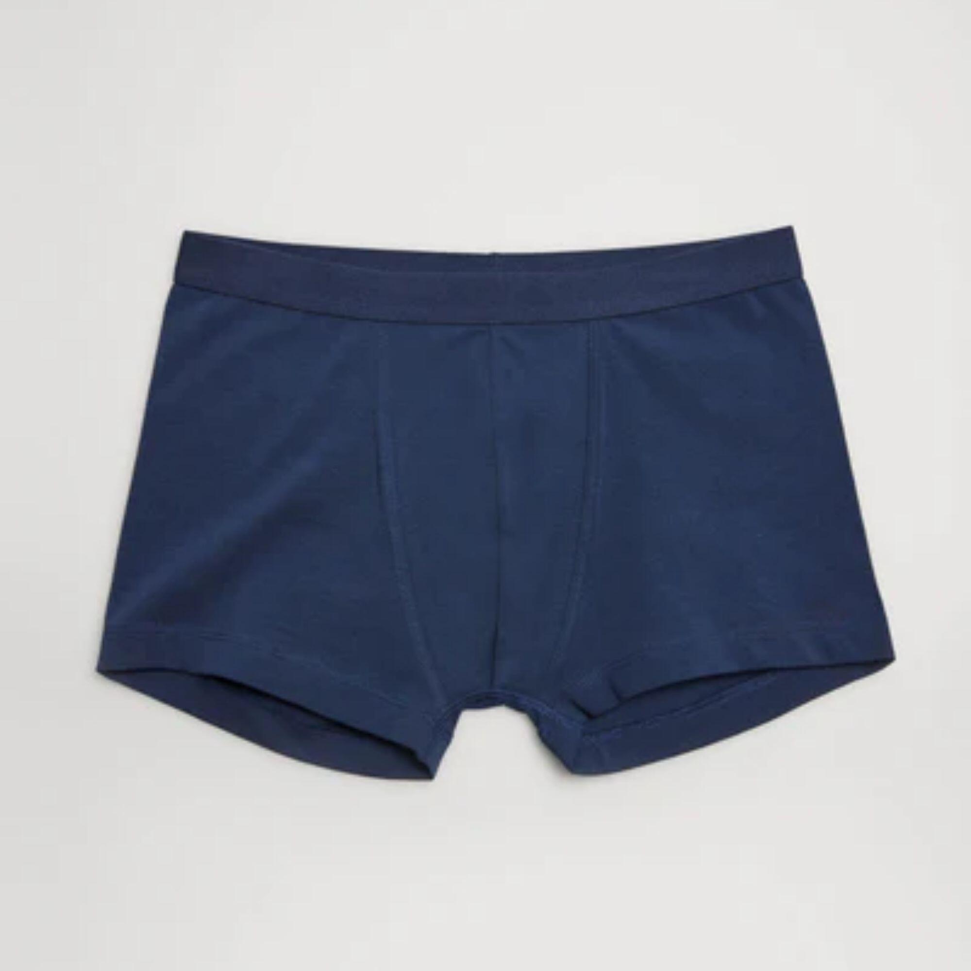 Pack de 2 bóxers juveniles algodón marino y gris 3/3