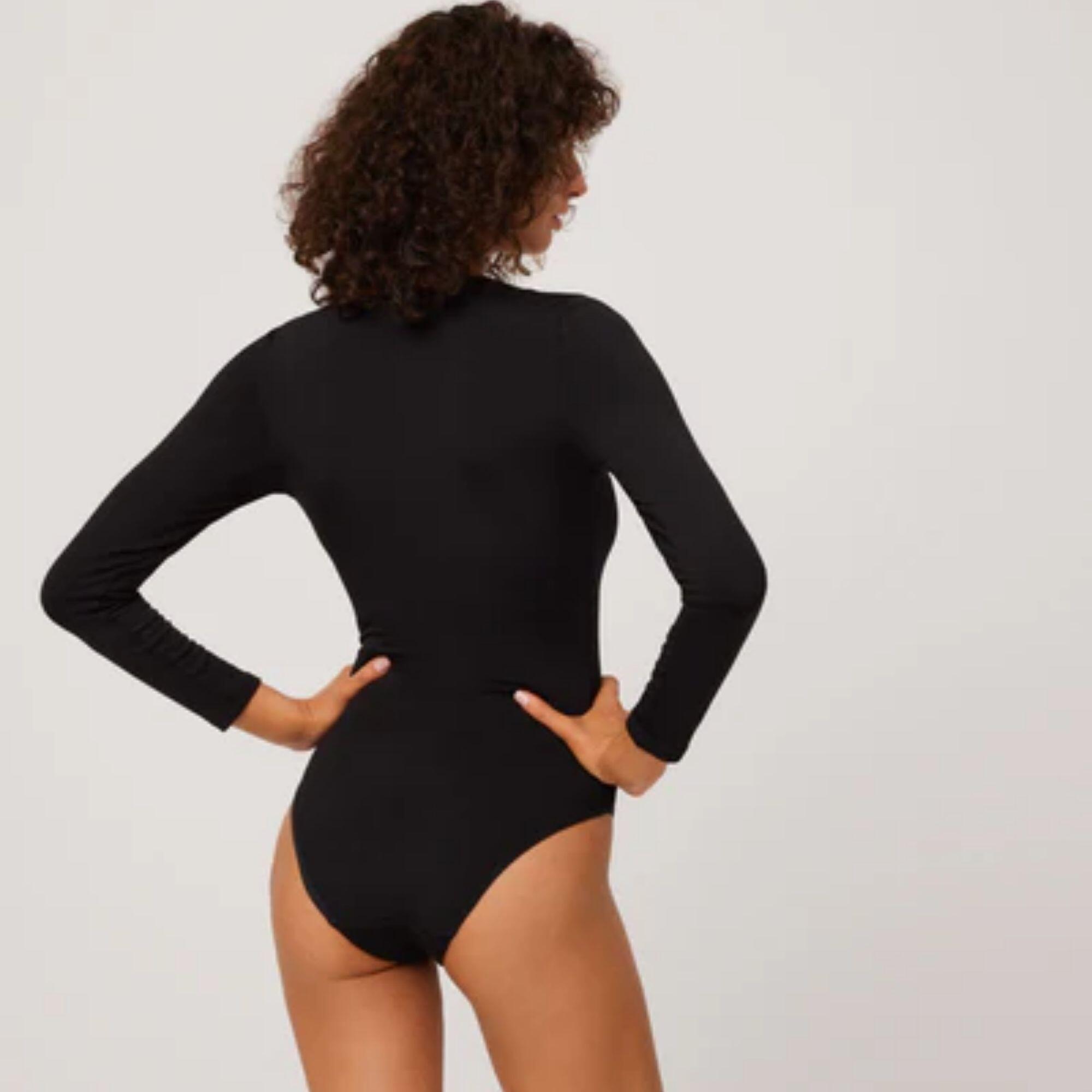 Body térmico de manga larga para Mujer Ysabel Mora Con cuello de pico y encaje 2/4