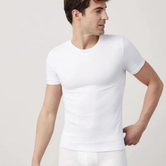 Camiseta Interior Térmica Hombre Ysabel Mora Manga Corta Cuello Redondo Interior