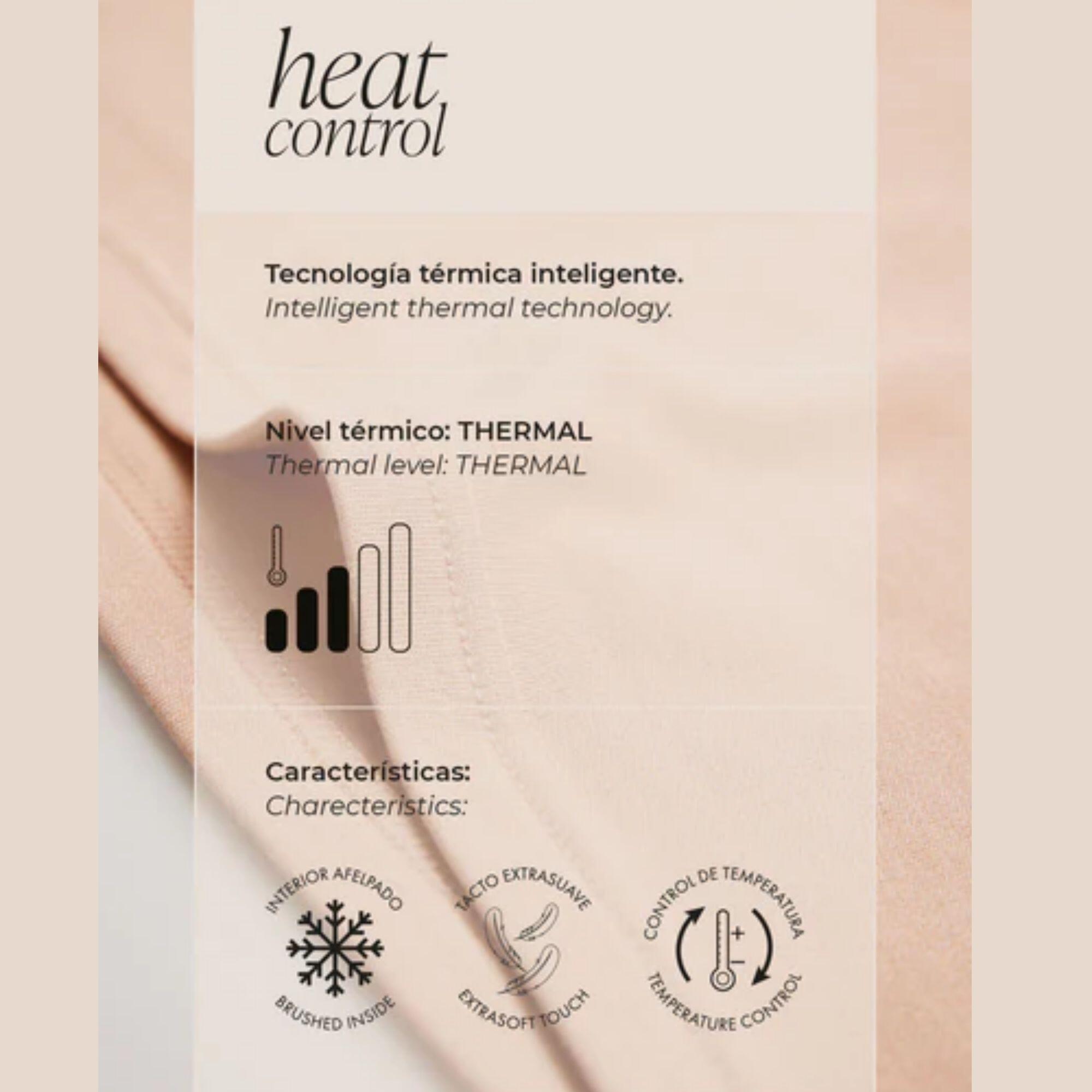 T-shirt thermique blanc à manches longues avec contrôle de la température 4/4