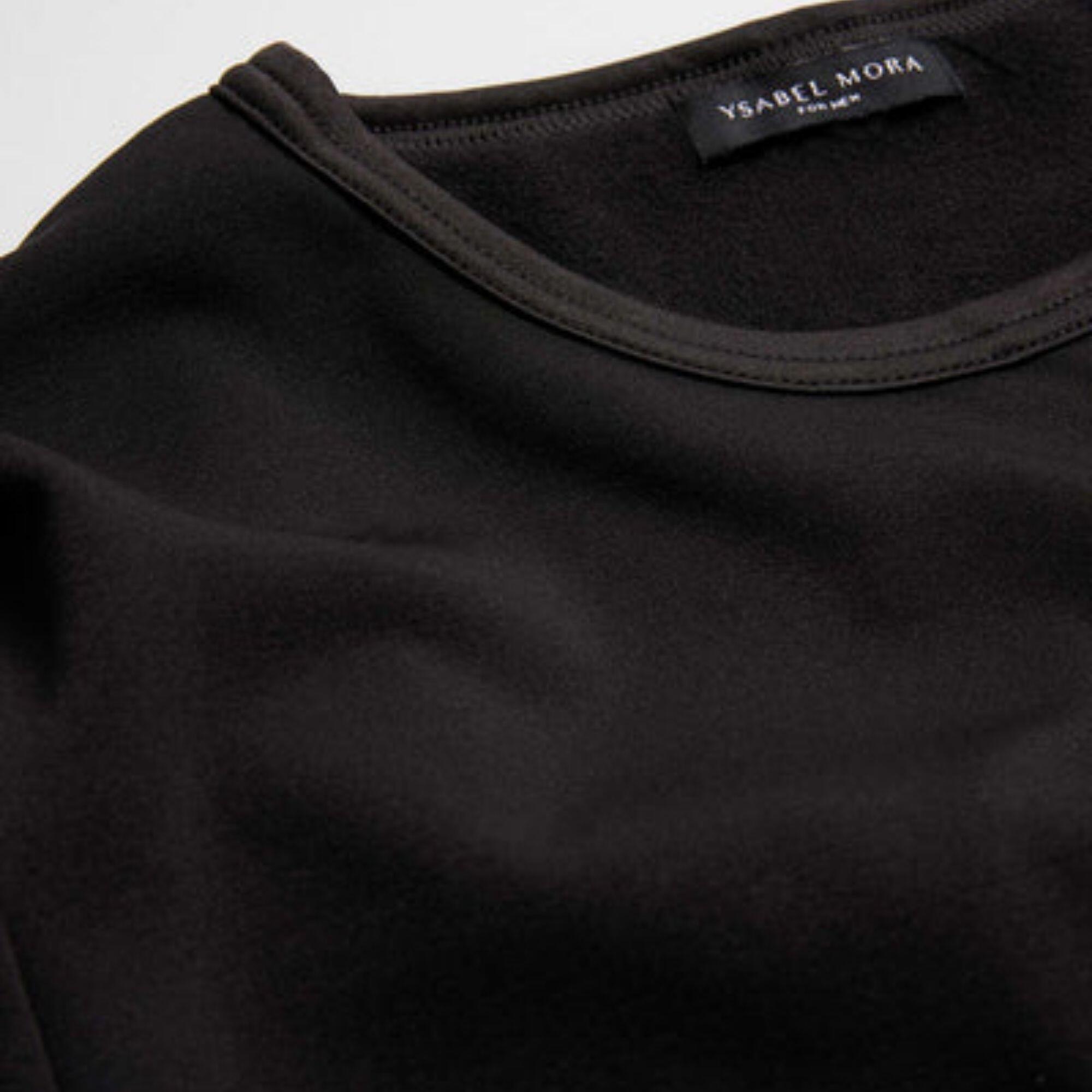 Maillot de corps thermique noir à manches longues 3/5