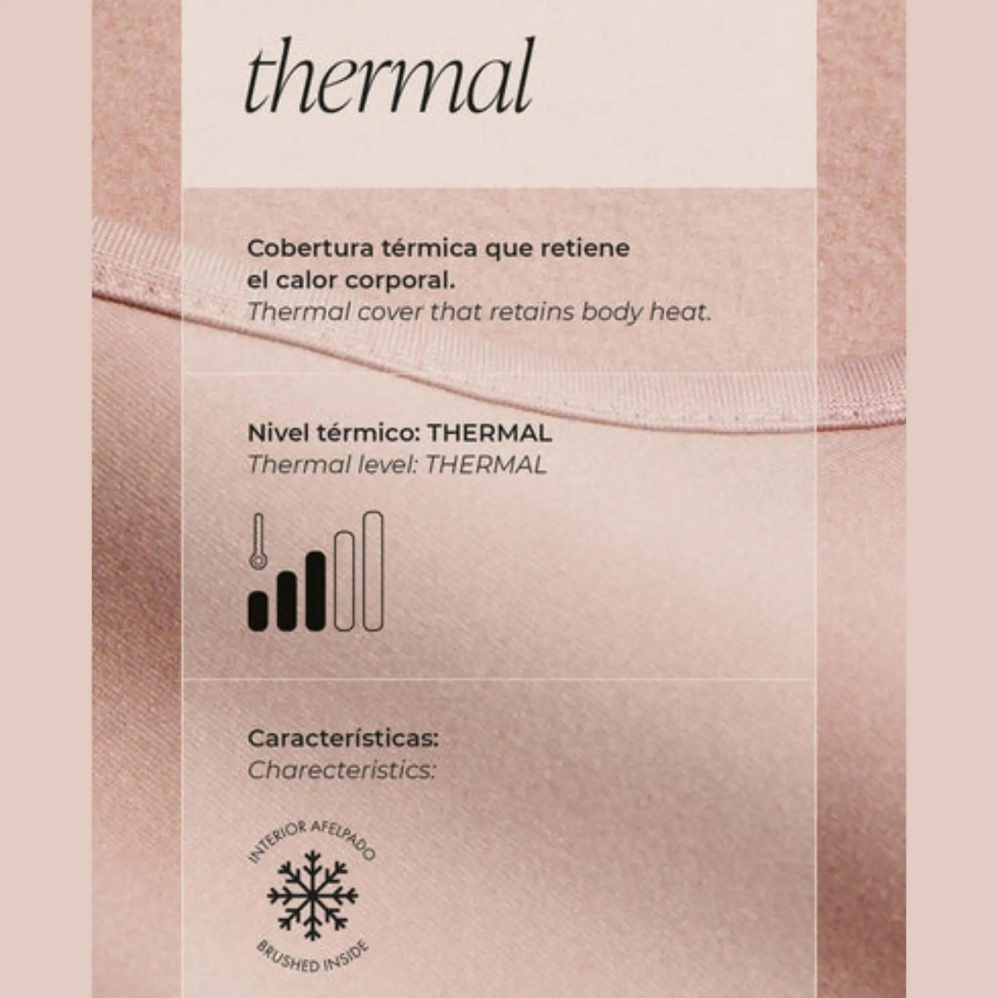 Body thermique blanc à manches longues 4/4