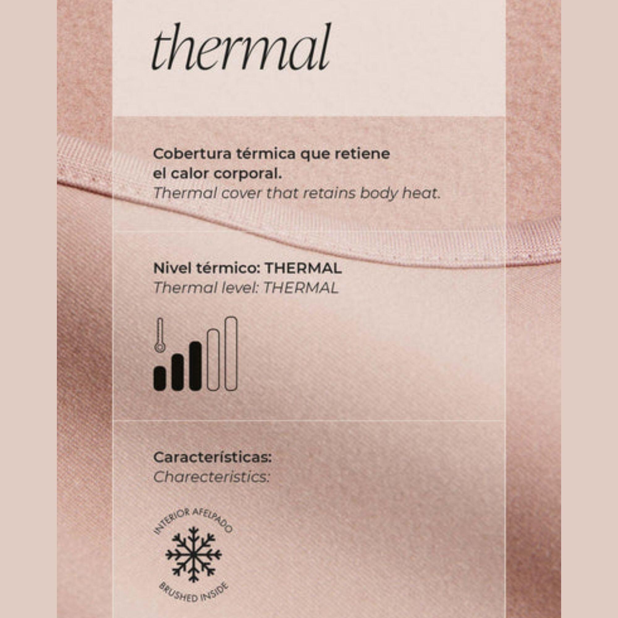 Body thermique blanc à manches longues 4/4