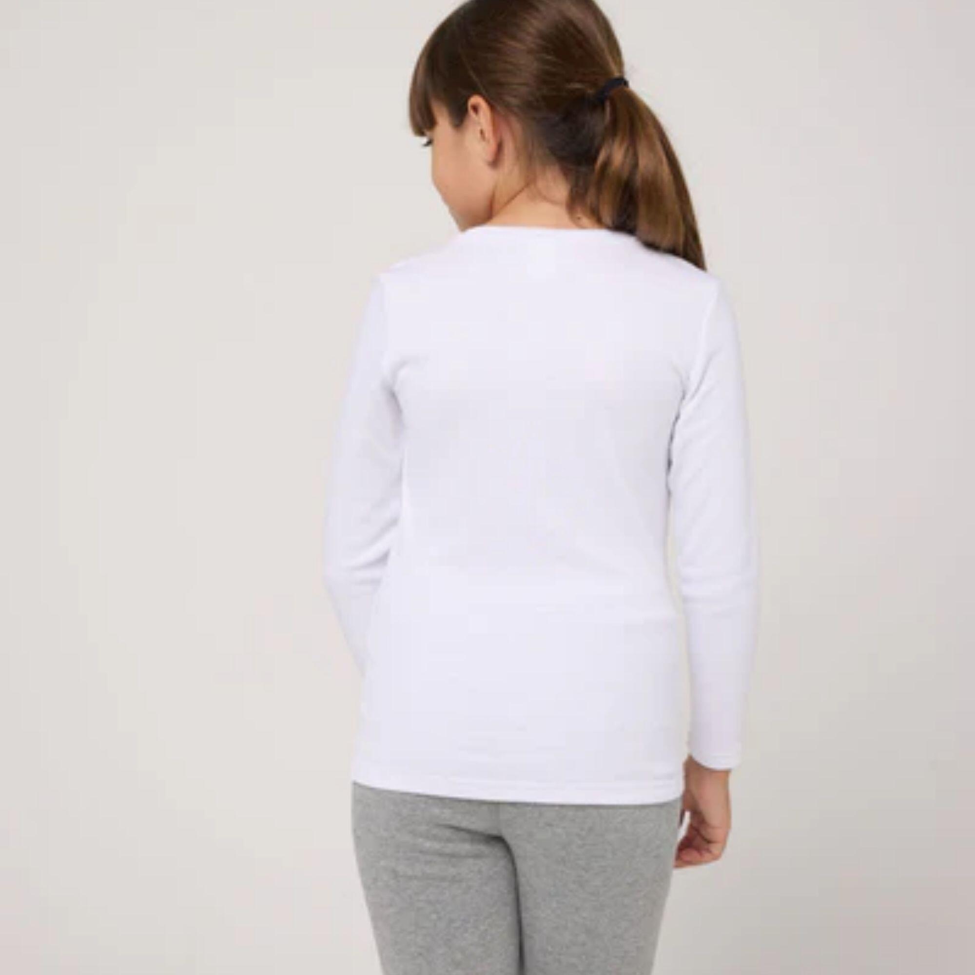 T-shirt chaud enfant manches longues en coton 3/5
