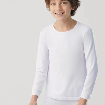 Chemise thermique à manches longues pour enfants