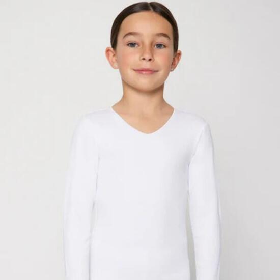 Camiseta Cálida Infantil Algodón Manga Larga Ysabel Mora – Interior Afelpado Sua