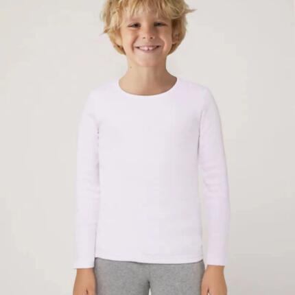 T-shirt chaud enfant manches longues en coton