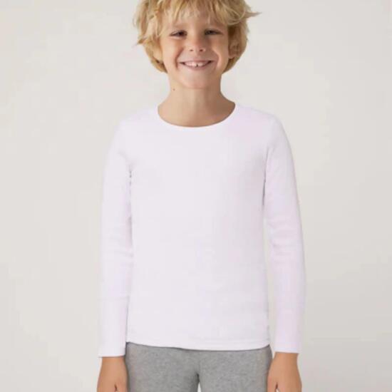 T-shirt chaud enfant manches longues en coton