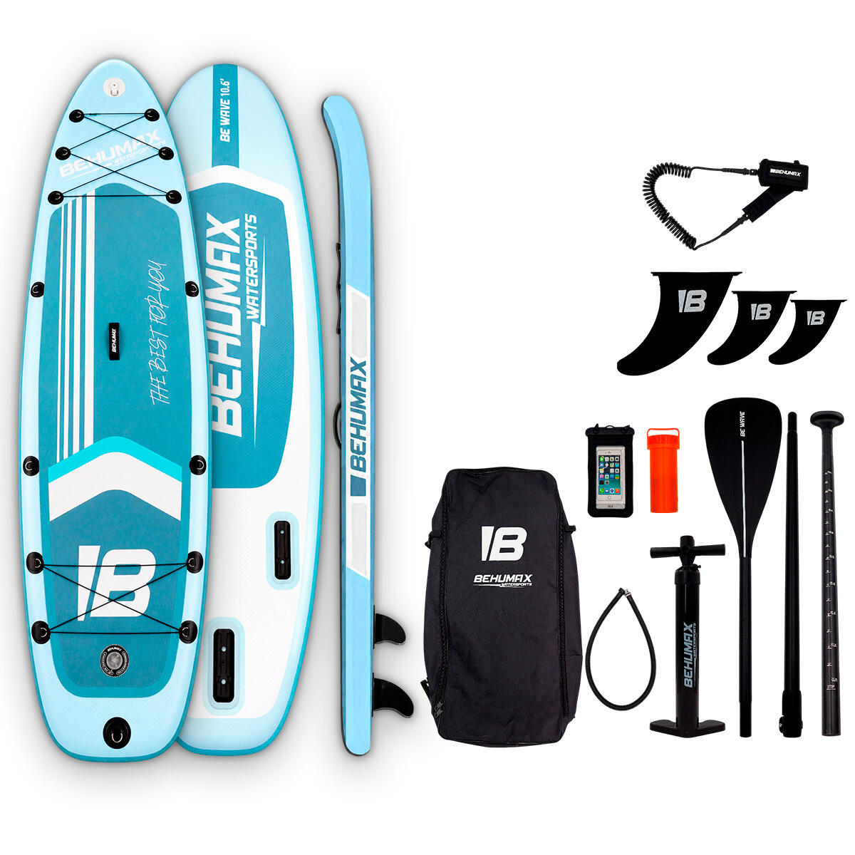 Tabla paddle surf hinchable BEHUMAX Be wave Artic 10.6" 1/6