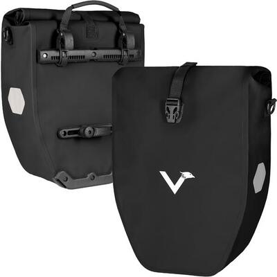 Borse bici x2 impermeabili e riflettenti 20L – Basic