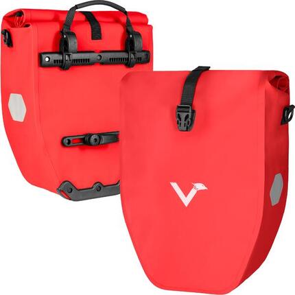 Fahrradtasche 2-Set Gepäckträgertasche wasserdicht & abschließbar 20L - Bike Bag