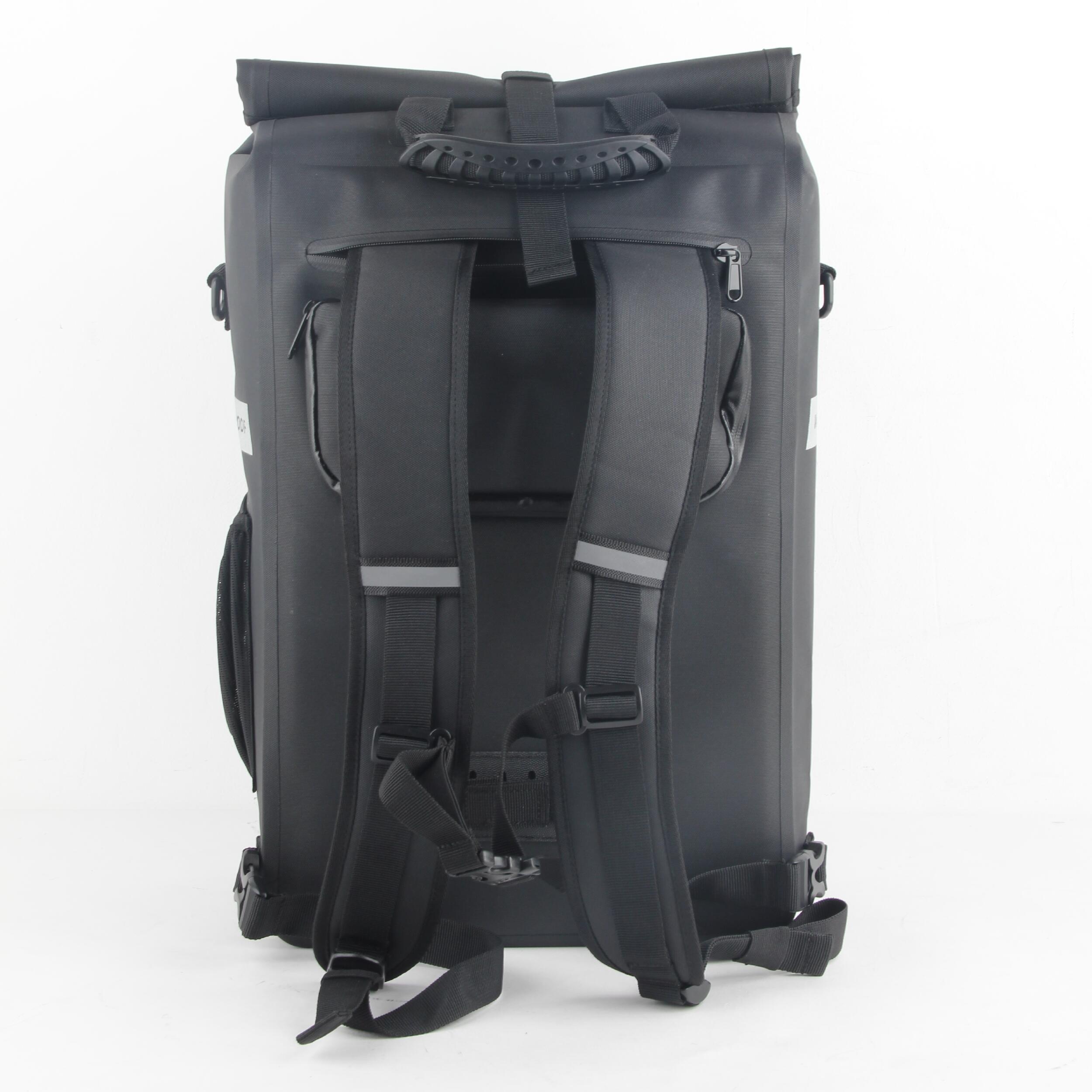 Sacoche de vélo simple 26 litres imperméable noir 7/7