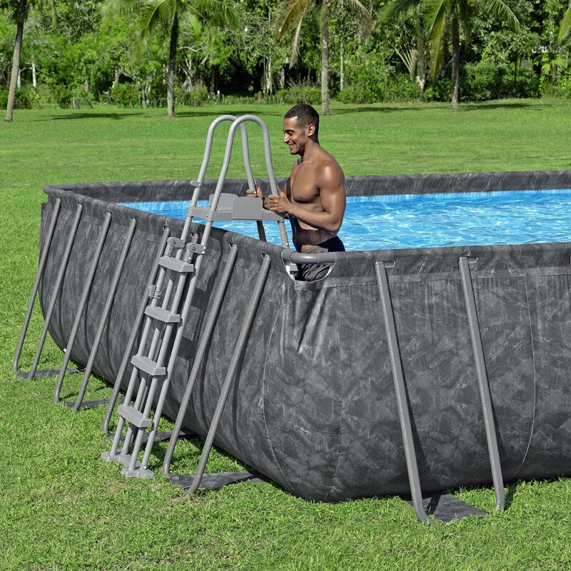 Bestway APX 365 561KJ Gölgelikli Prefabrik Havuz 956cm x 488cm x132cm BW601