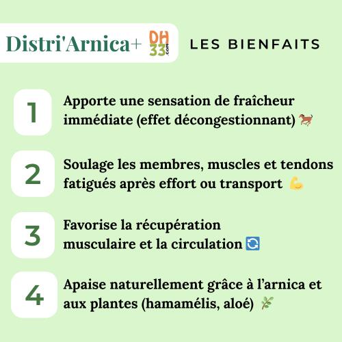 Distri'Arnica+ - Gel Arnica pour chevaux - 500 ml 3/4