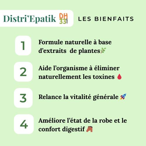 Distri'Epatik - Drainant Cheval Naturel 3/4