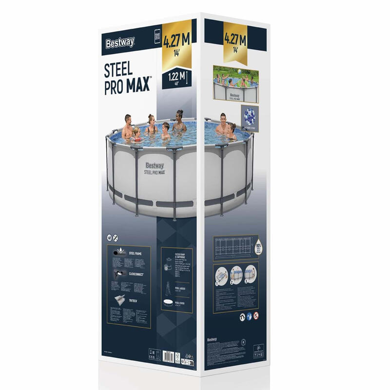 Bestway  Gölgelikli Prefabrik  Havuz Seti 427cm x 122cm 5612X BW609