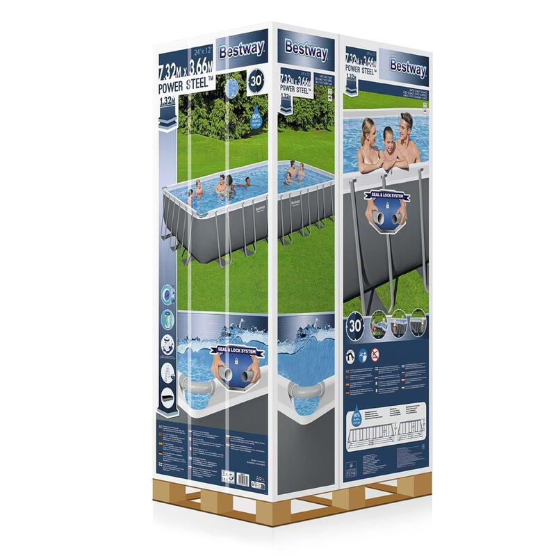Bestway Gölgelikli Büyük Prefabrik Havuz 732x366x132cm 56474 BW599