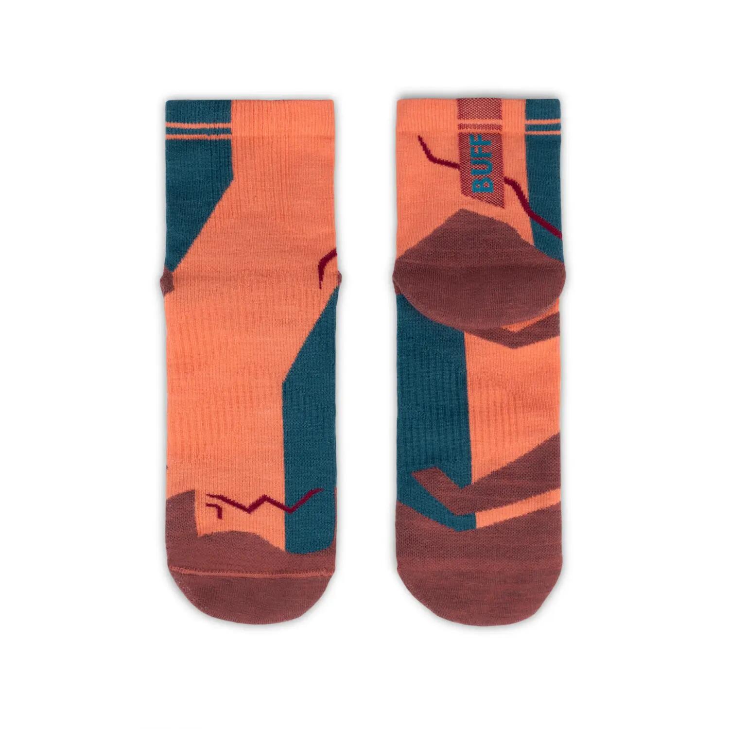 Chaussettes basses LW en laine mérinos Unisex Buff Rose L 3/4