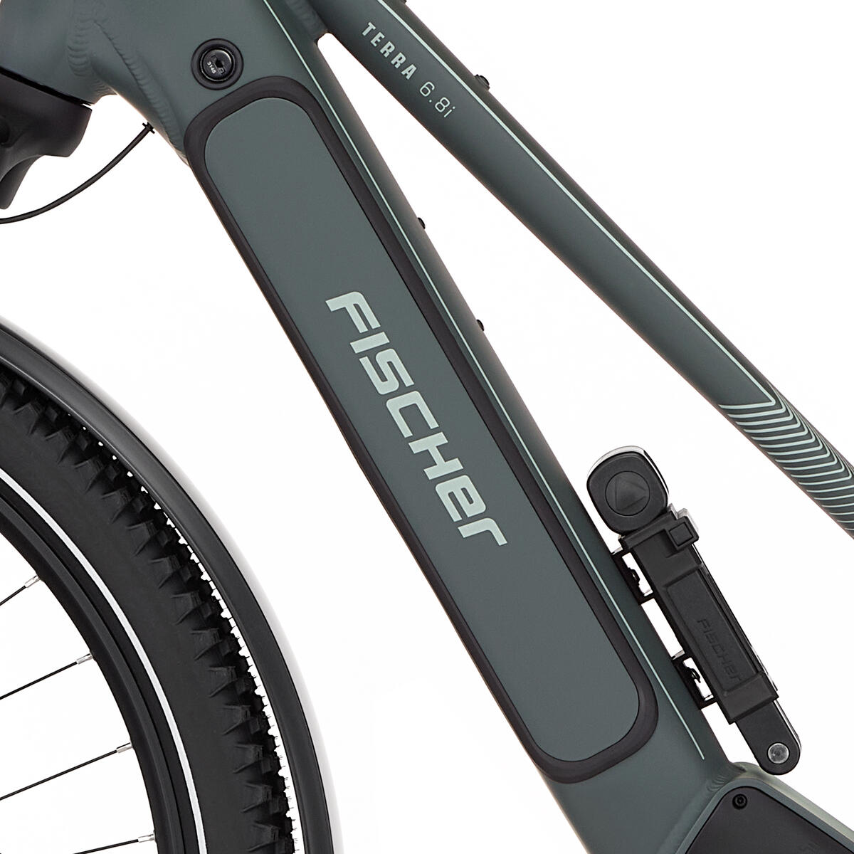 FISCHER TERRA 6.8i ULTIMATE E-Bike - grün matt, 28 Zoll, RH 50 cm, 711 Wh 5/7