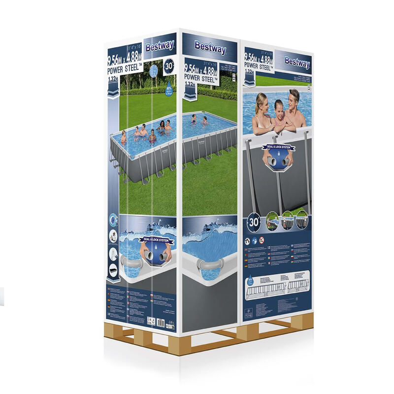 Bestway Büyük Prefabrik Havuz 956x488x132cm 56623