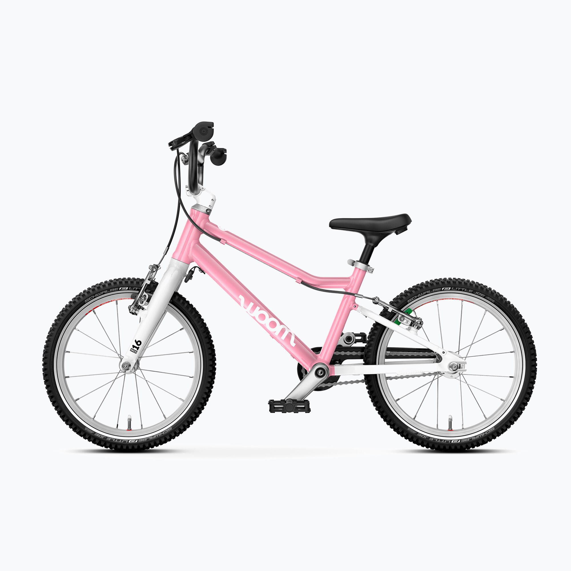 Bicicletta + woom + GO 3 (Gen. H) rosa polvere 3/6