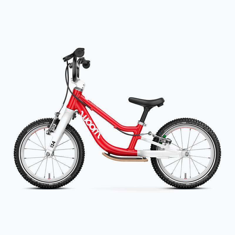 Bicicleta copii Woom 1 Go Plus cu roti 14" rosu Woom Red