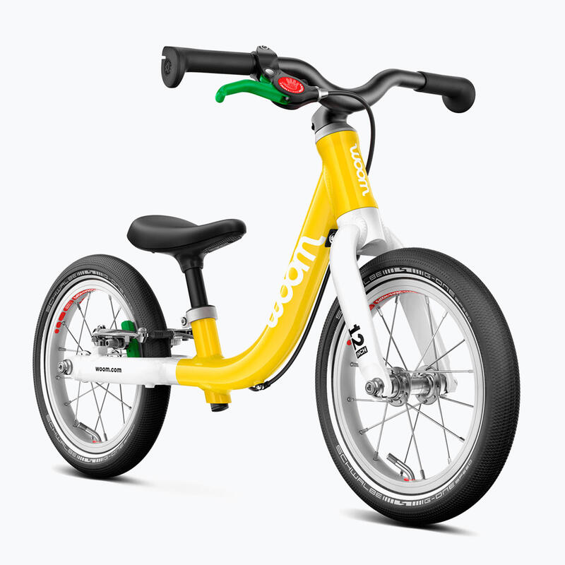Bicicleta copii Woom 1 Go cu roti 12" galben | Vibrant Yellow