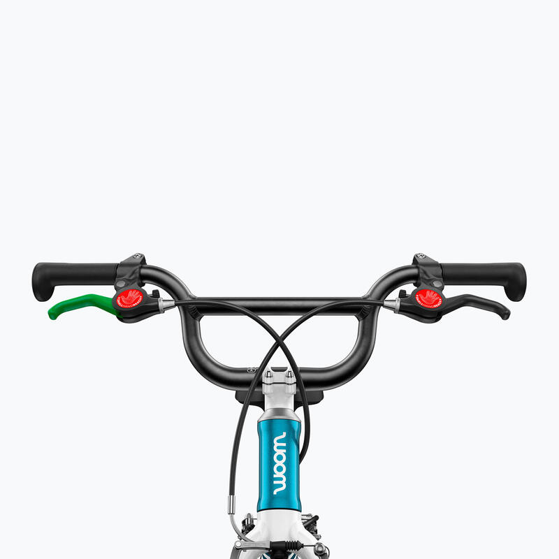 Bicicleta copii Woom 1 Go Plus cu roti 14" albastru Metallic Blue