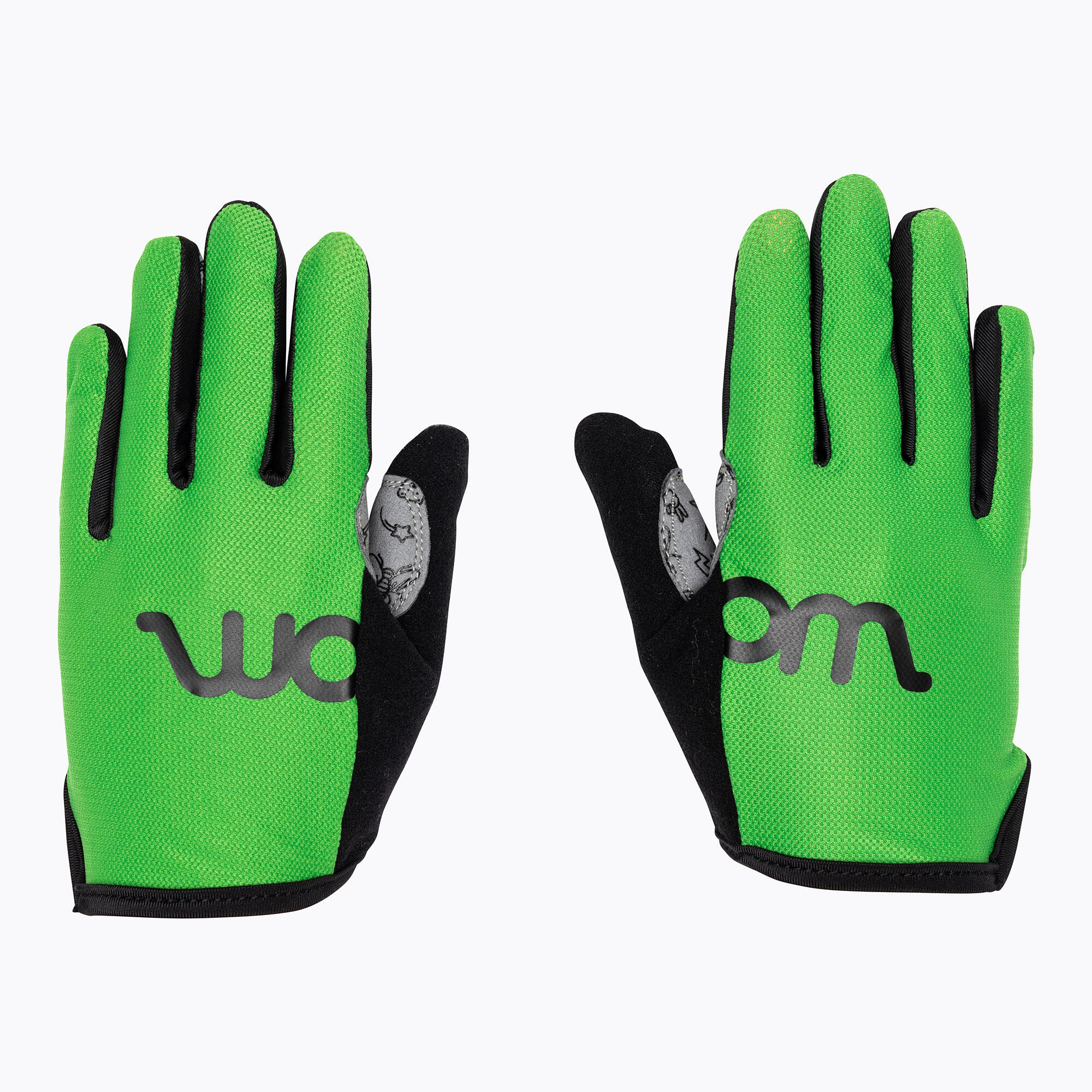 Rękawiczki rowerowe dziecięce woom Tens green 3/6