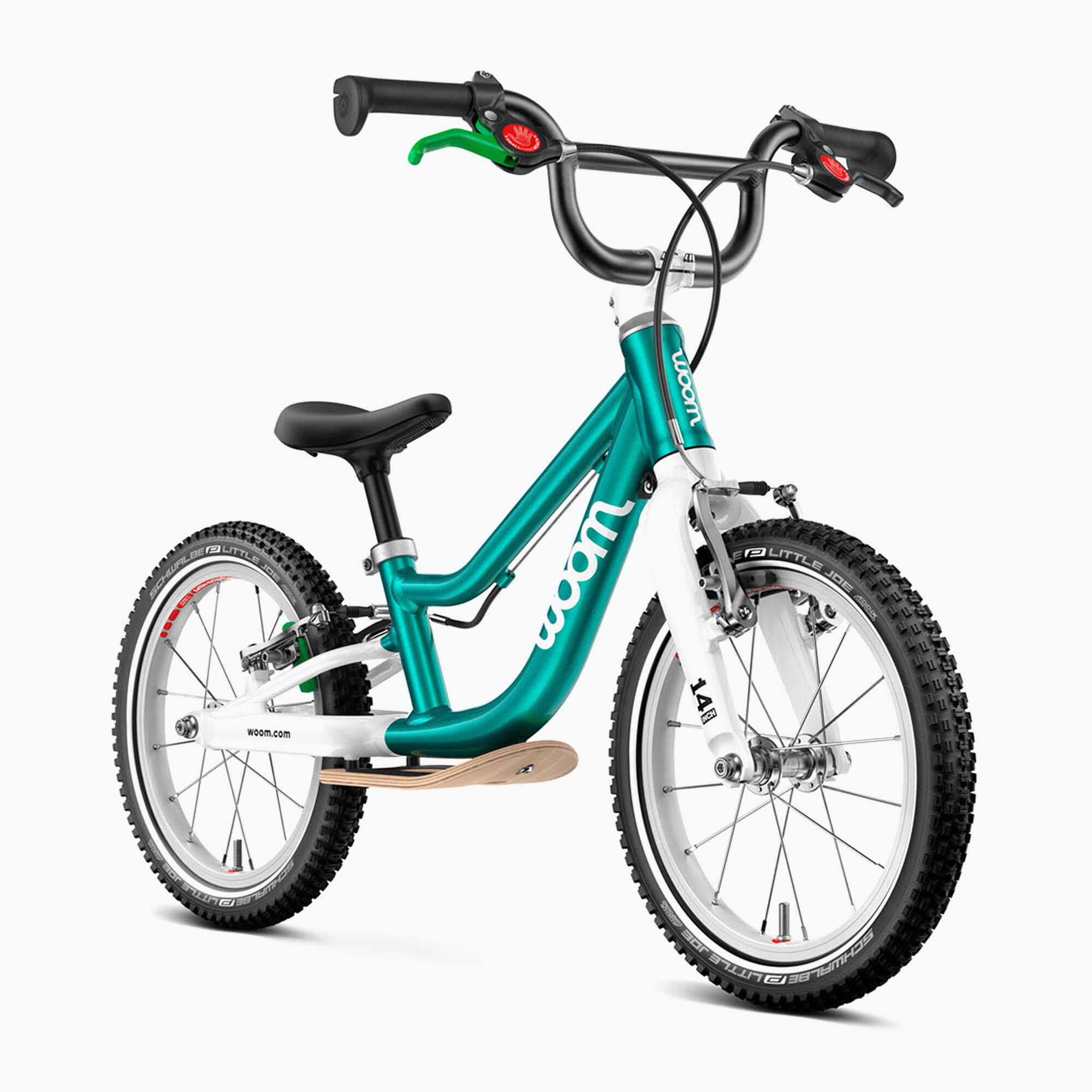 Rowerek biegowy woom GO 1 Plus metallic turquoise 3/6