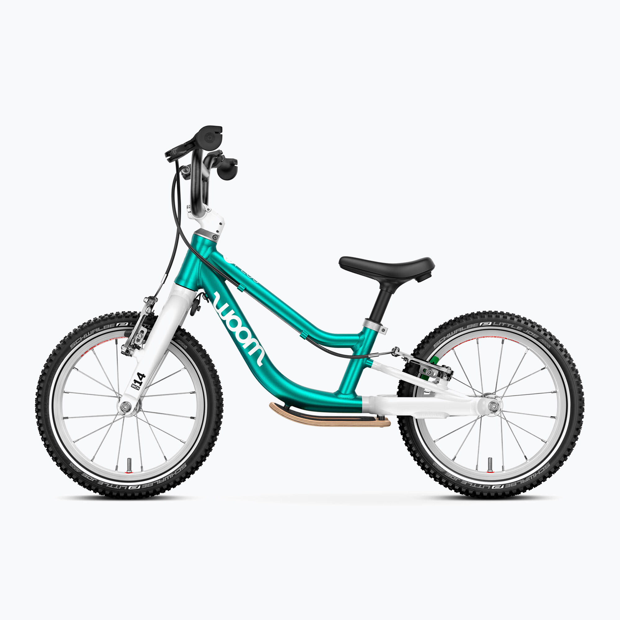 Rowerek biegowy woom GO 1 Plus metallic turquoise 2/6