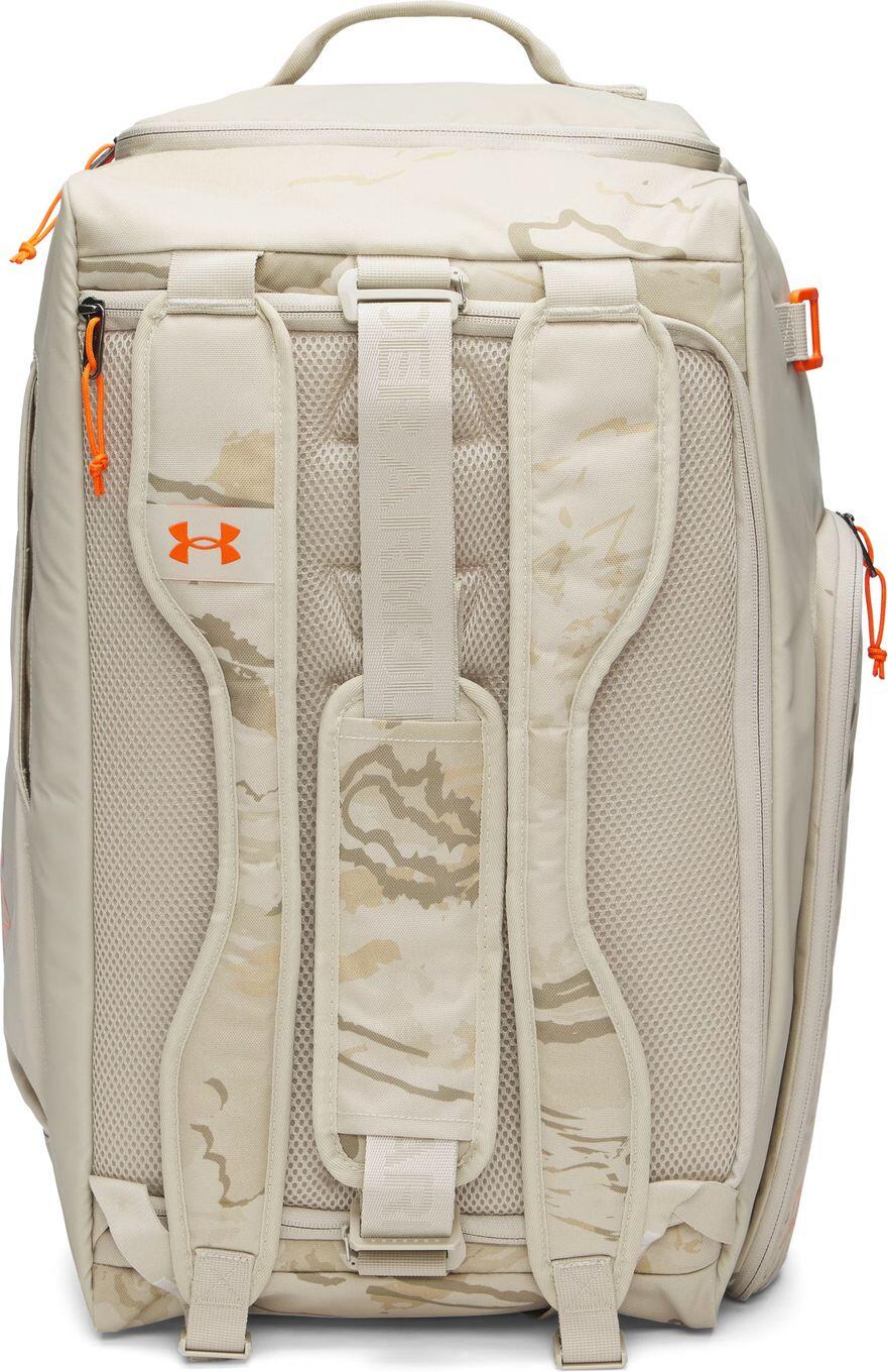 Sac de Sport Under Armour Contain Duo Medium 50L Beige/Orange 2/5
