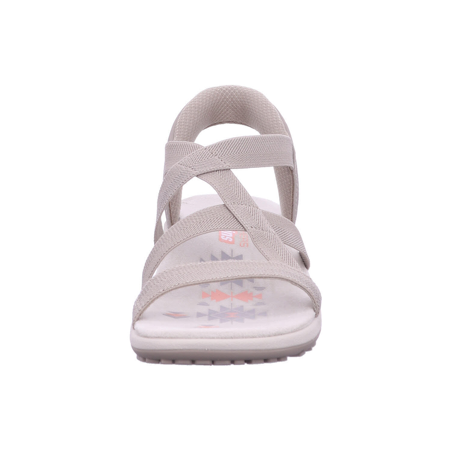Sandały SKECHERS REGGAE SLIM STRETCH FLEX Brązowy 7/7