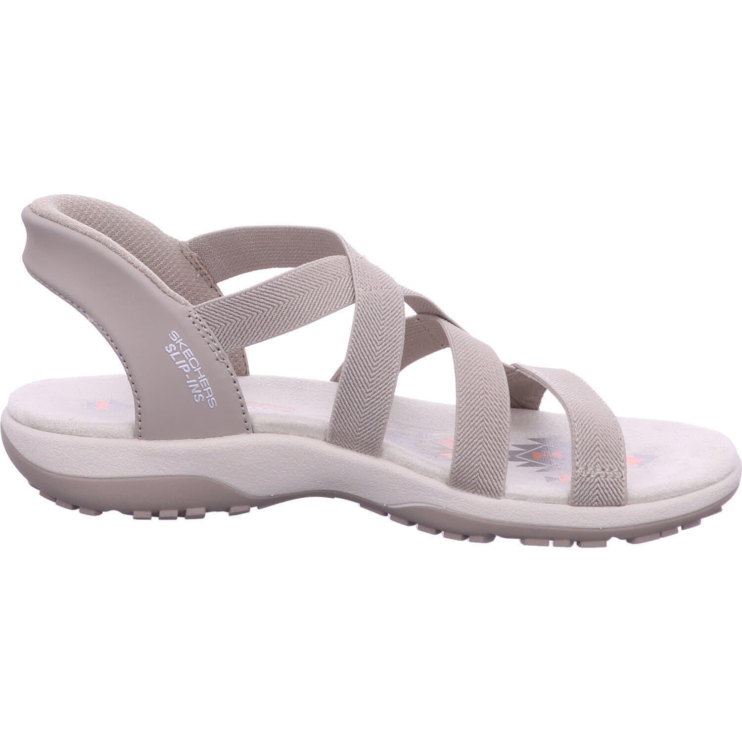 Sandały SKECHERS REGGAE SLIM STRETCH FLEX Brązowy 6/7