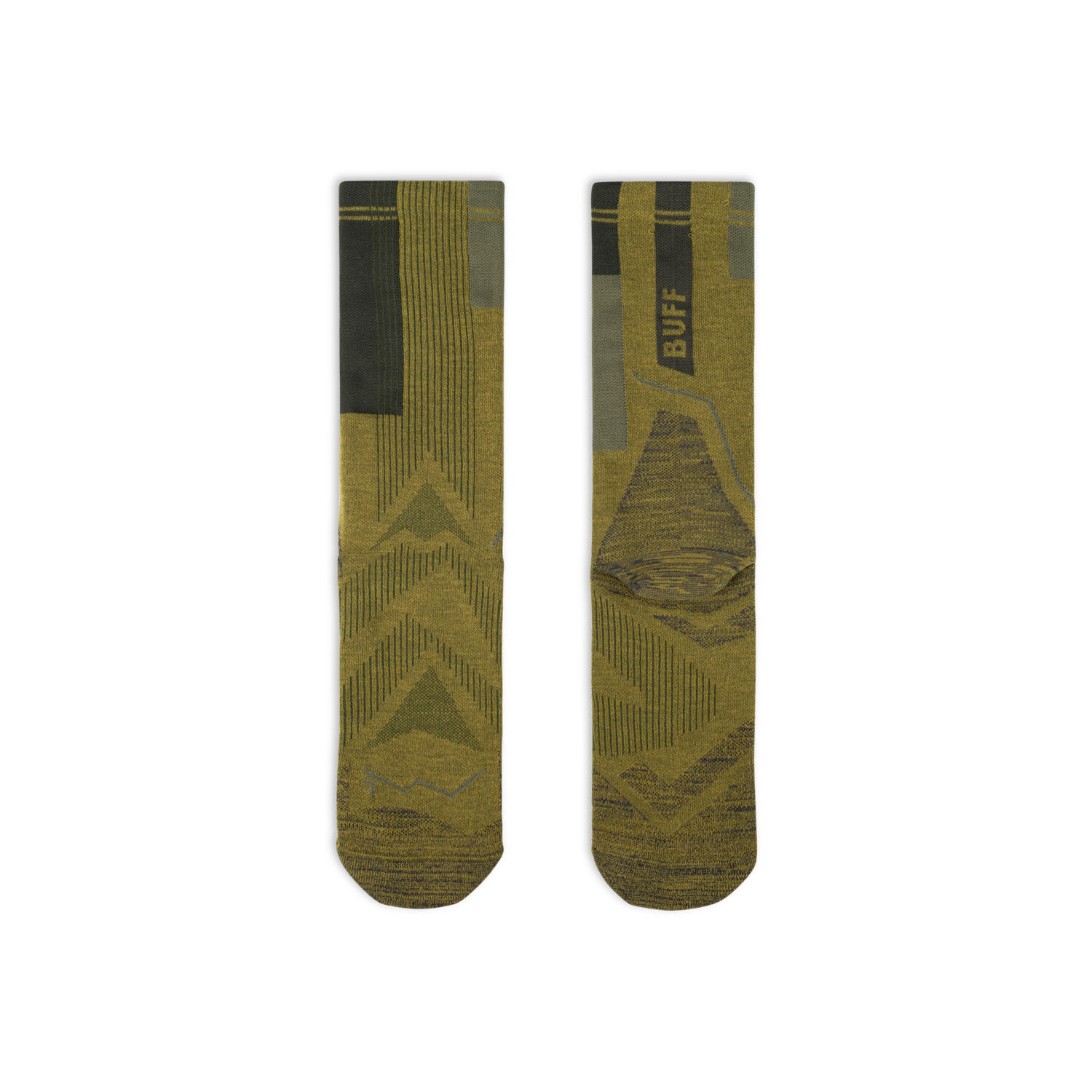 Calcetines LW lana merino caña alta Unisex Buff Verde 3/4