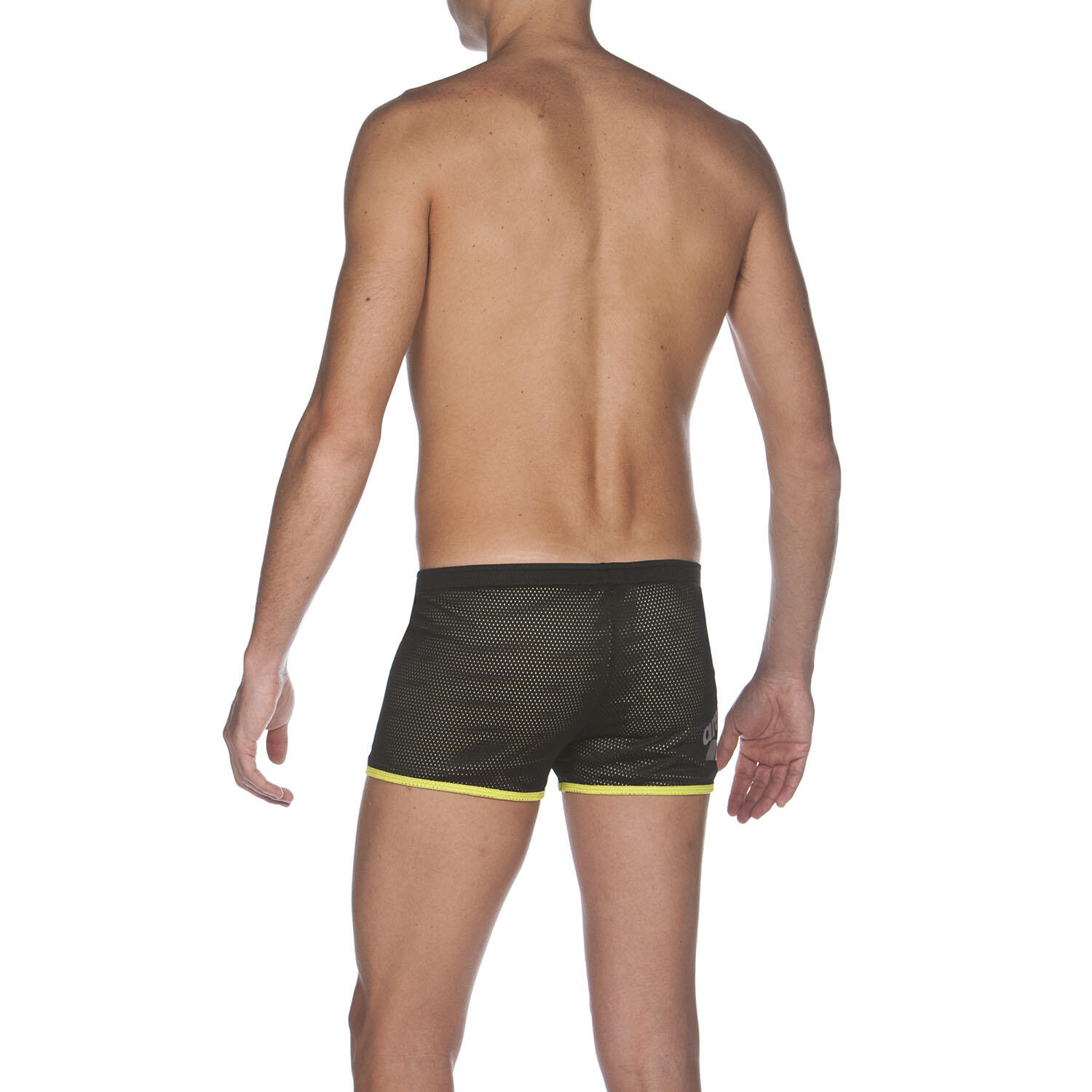 Costume Arena Drag Suit Mesh Uomo Square Nero/Giallo XL 3/5