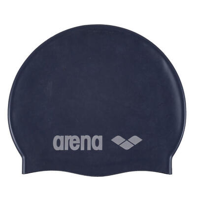 Arena kinder badmuts classic silicone denim